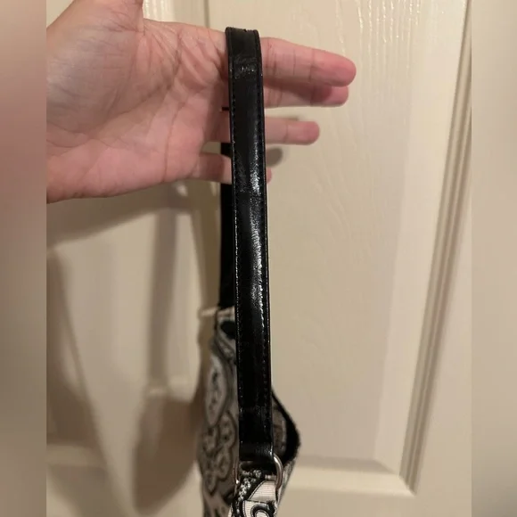 Etro Profumi Paisley Shoulder Bag, Black & White - Picture 8 of 10